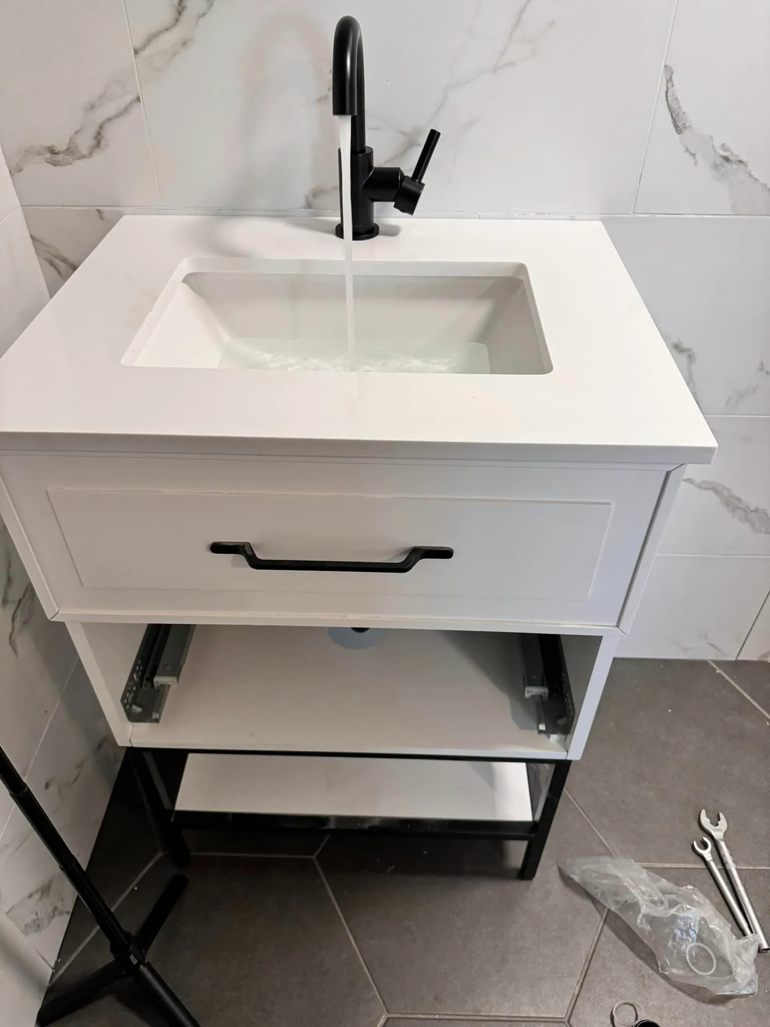 Local vanity installation