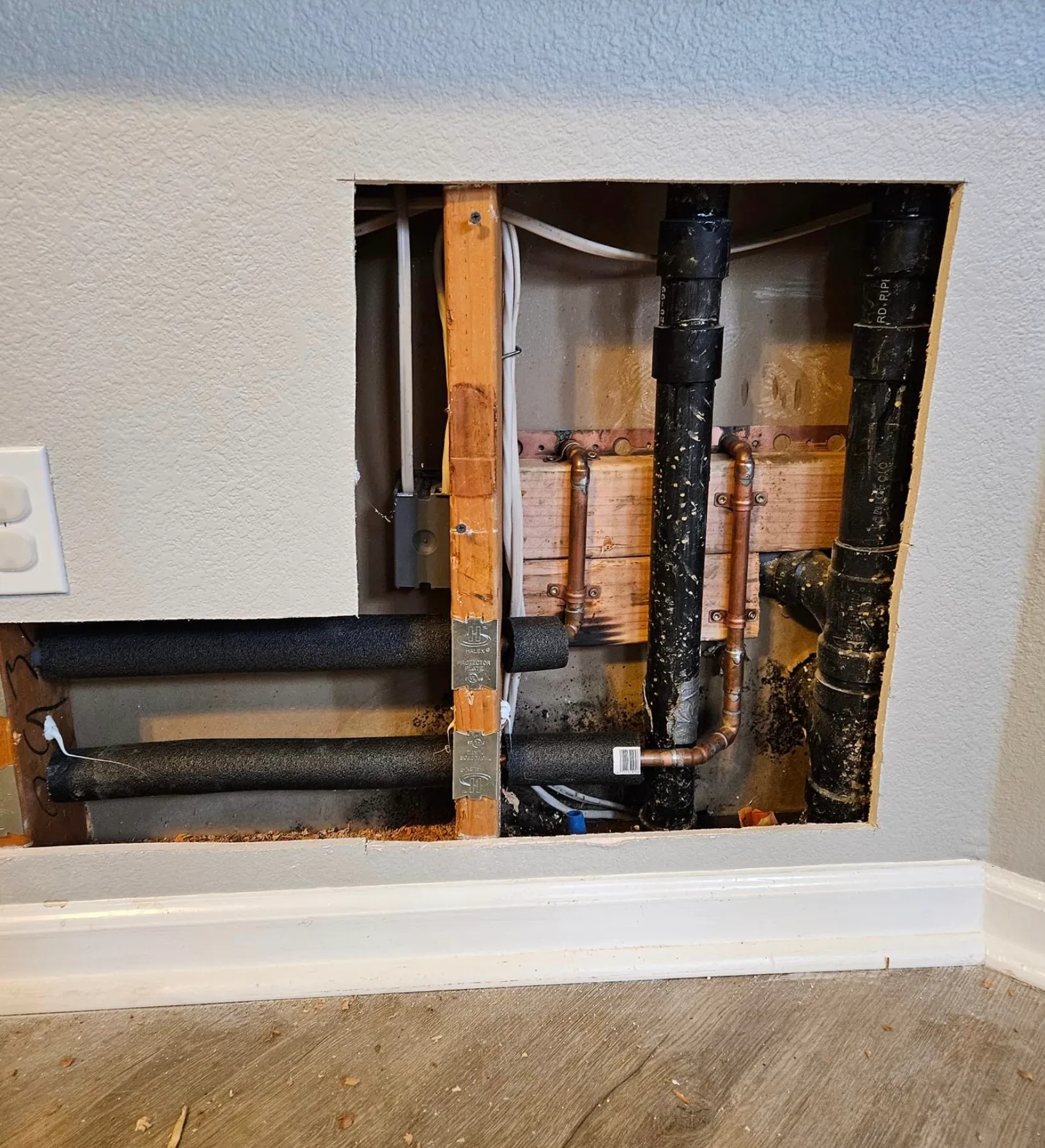 Local whole house water repipe