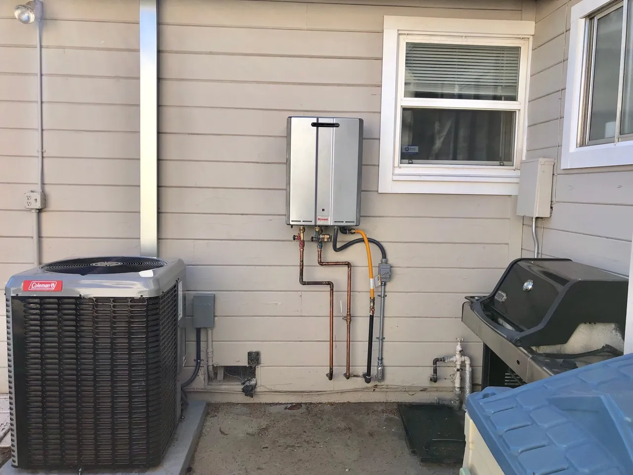 Local tankless installation