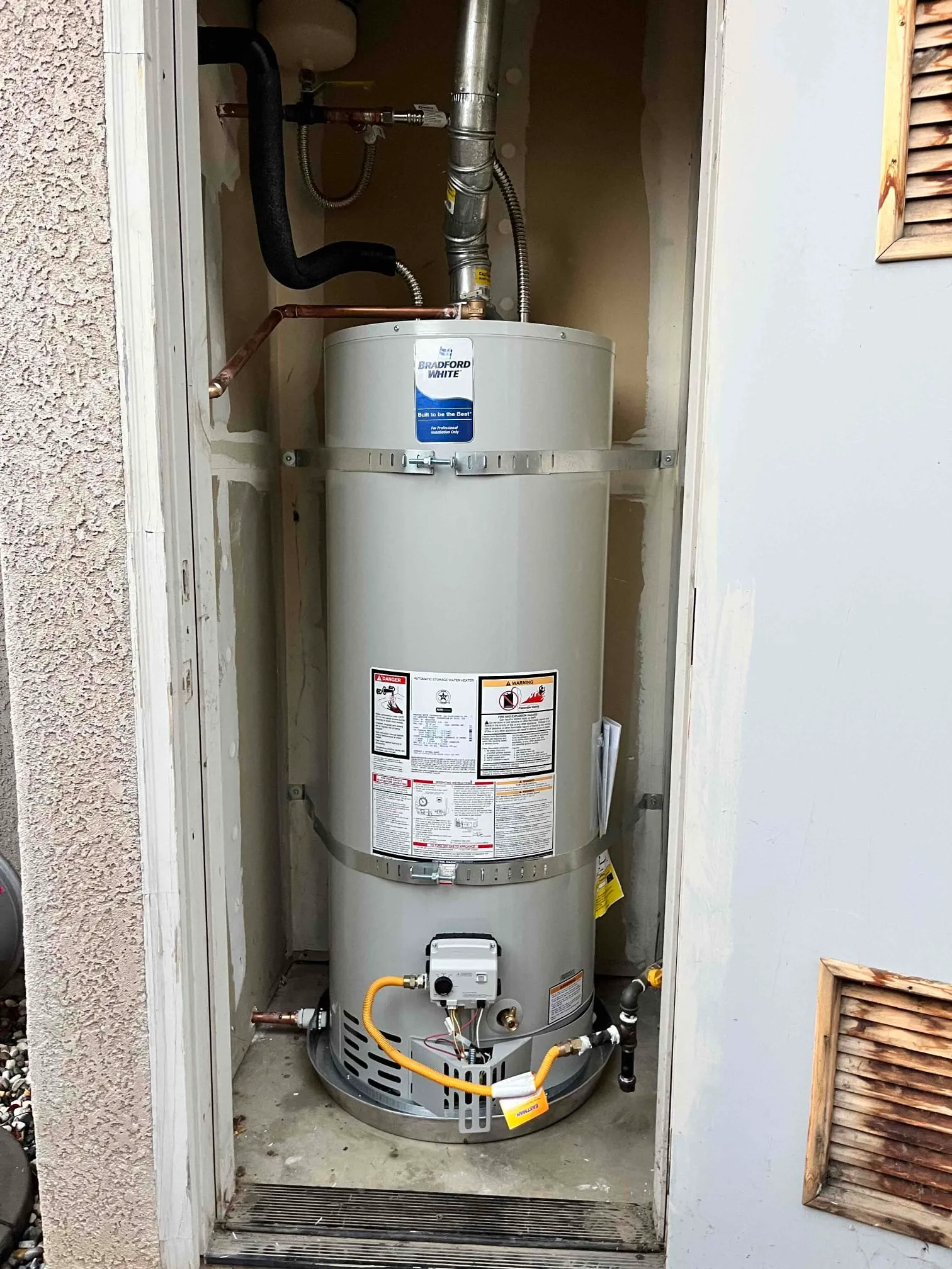 Local Conventional Water Heater Installation