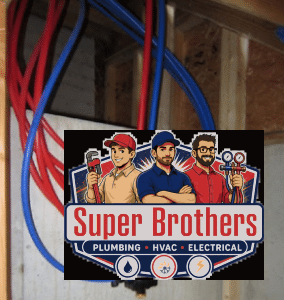 red and blue pex manifold