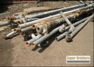 old galvanized pipes