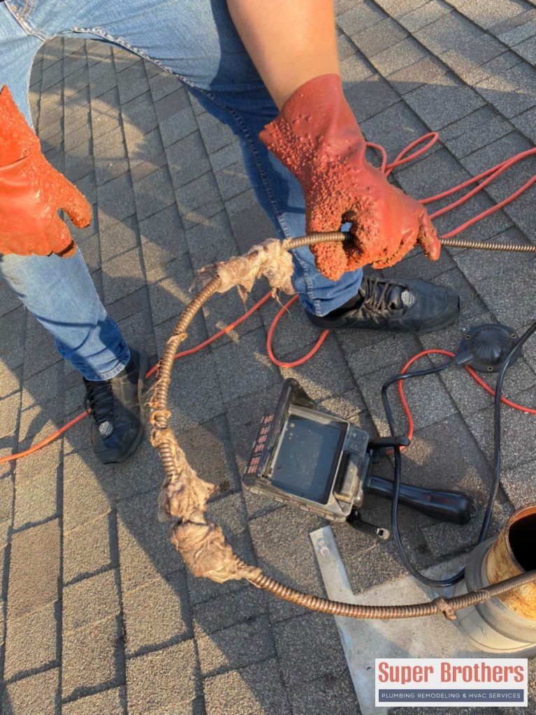 drain cleaning through air vent