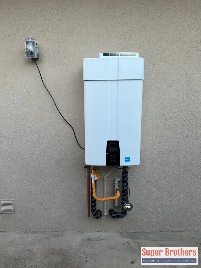 outdoor tankless water heater