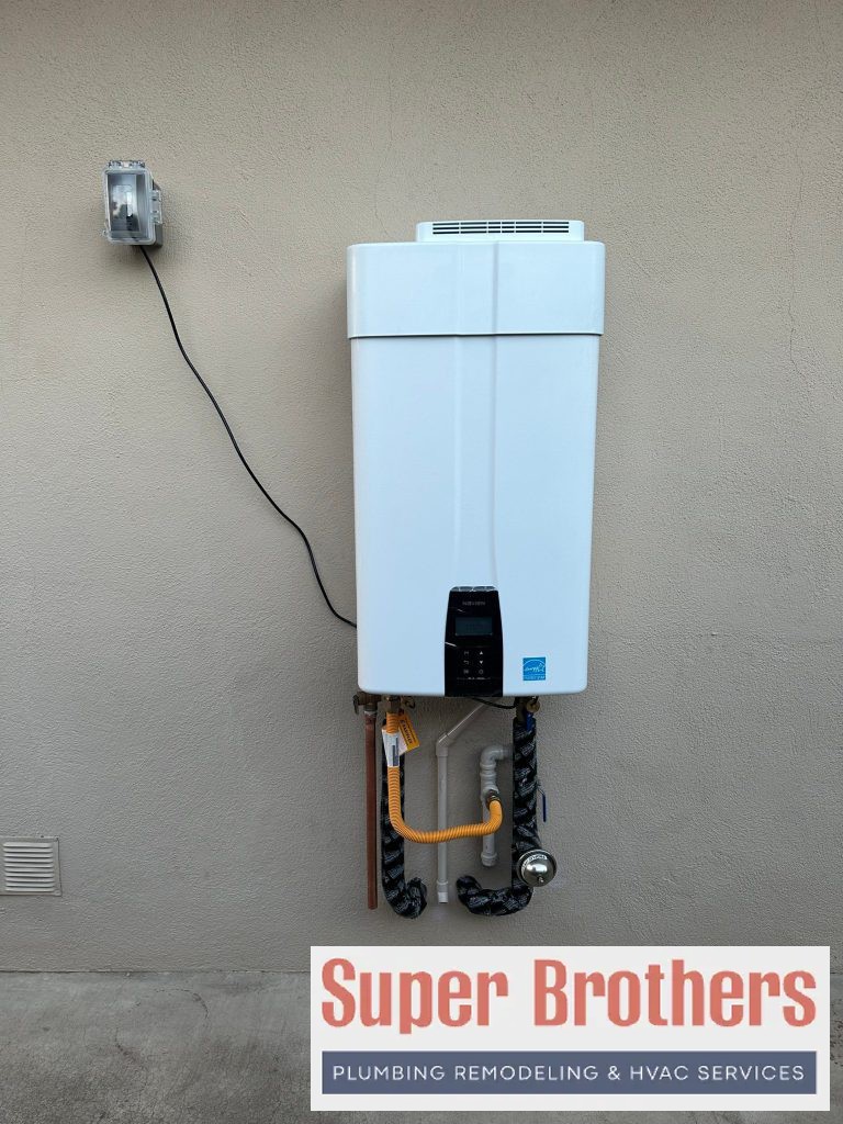 outdoor tankless water heater