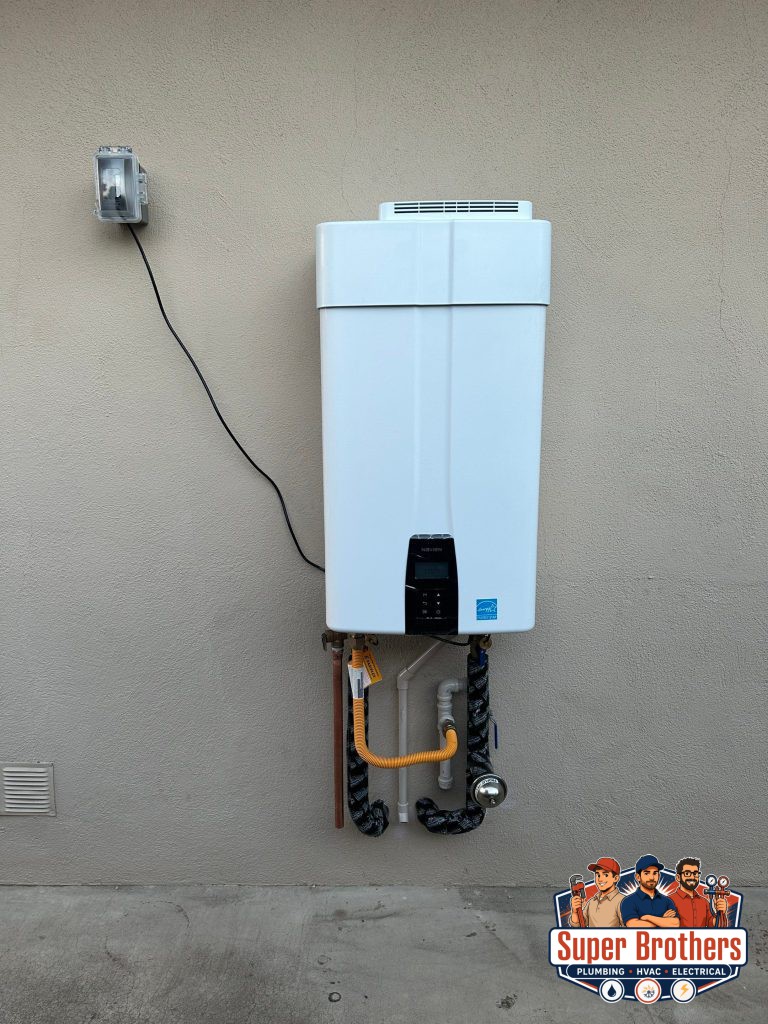 outdoor tankless water heater