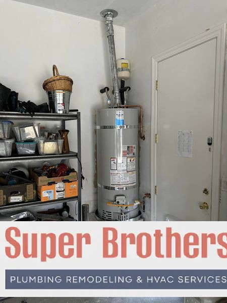 water heater in the garage