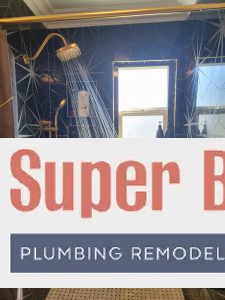 new bathroom remodeling with black marble tiles