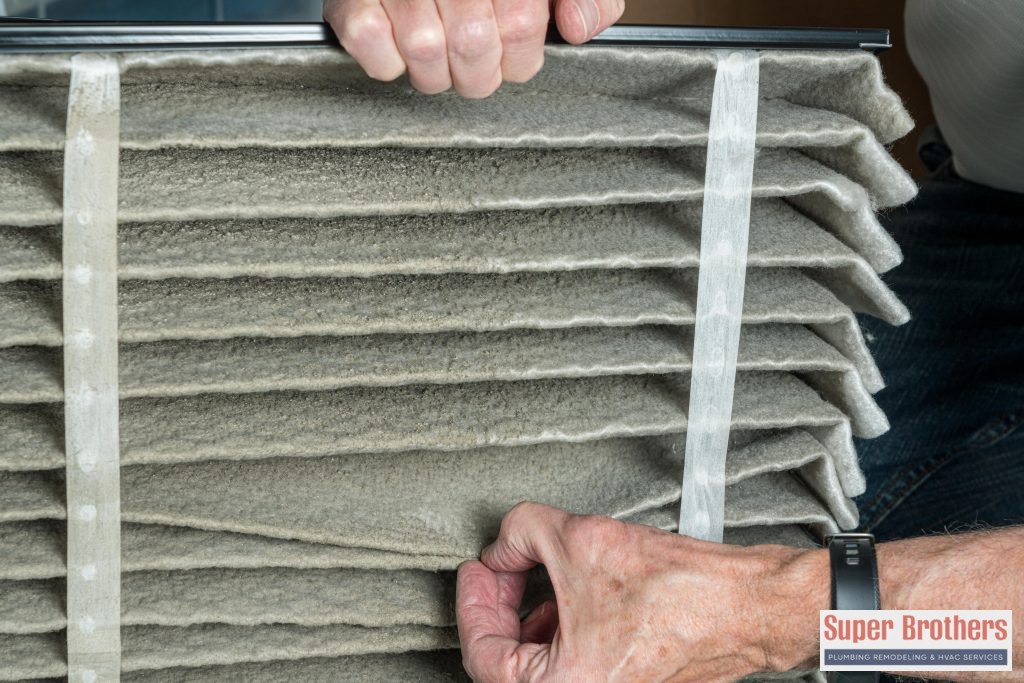 dirty filter from Air Conditining