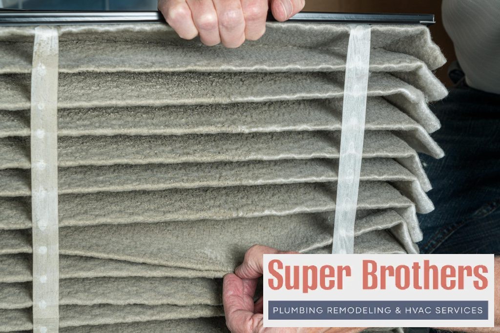 dirty filter from Air Conditining