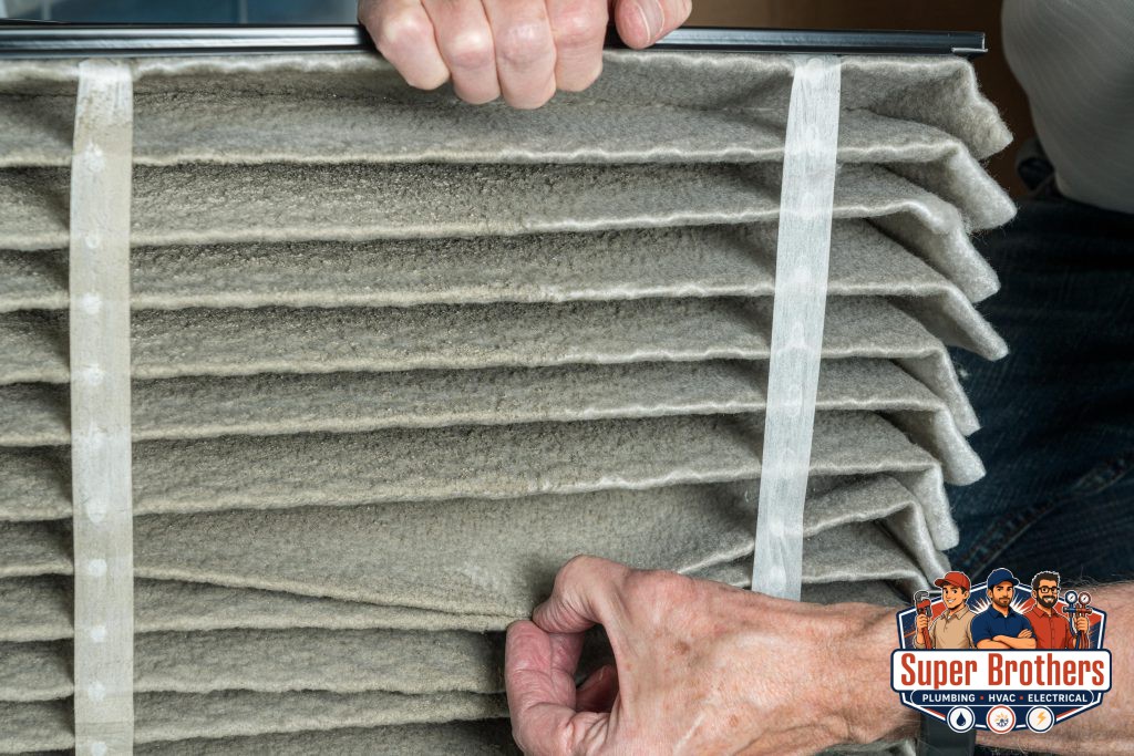 dirty filter from Air Conditining