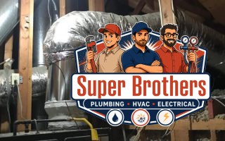new air ducts connecting to the hvac