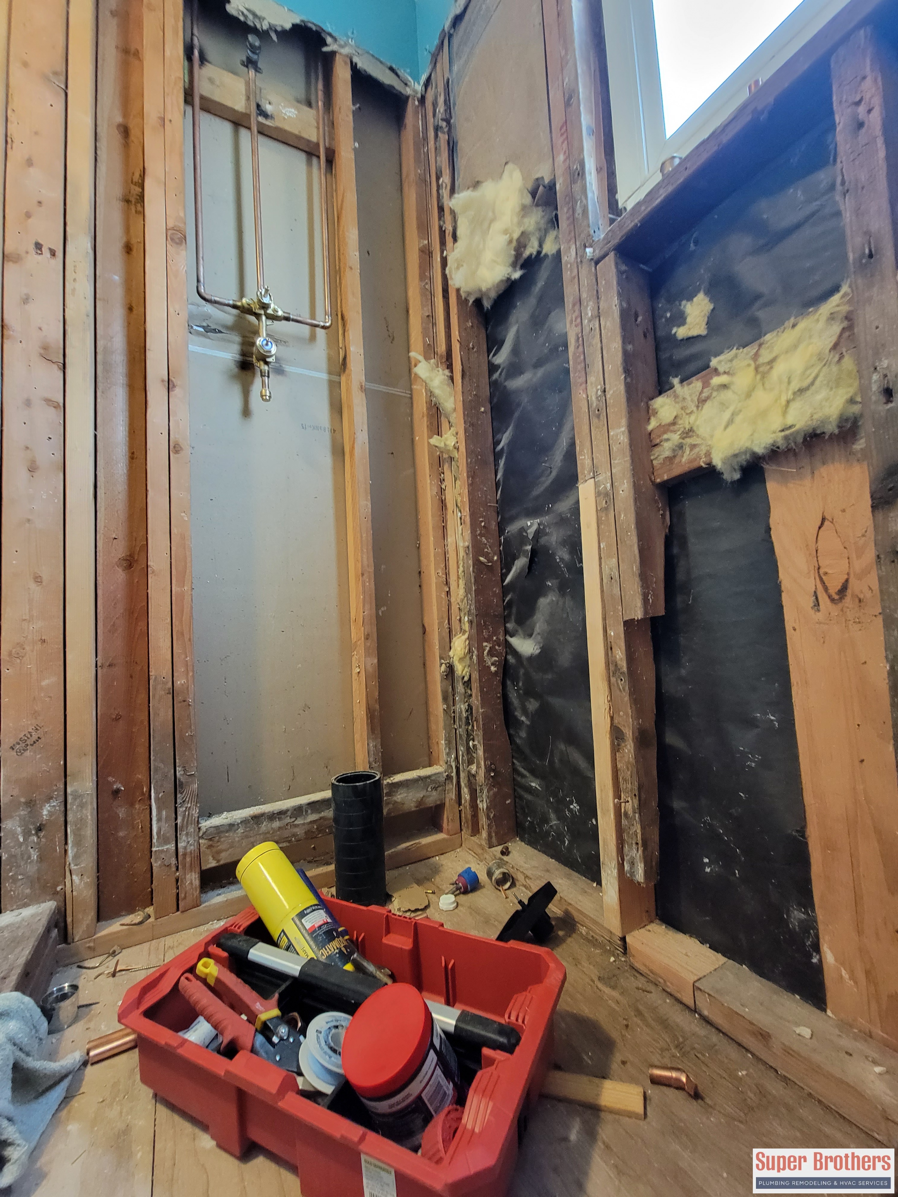 moen shower valve installation