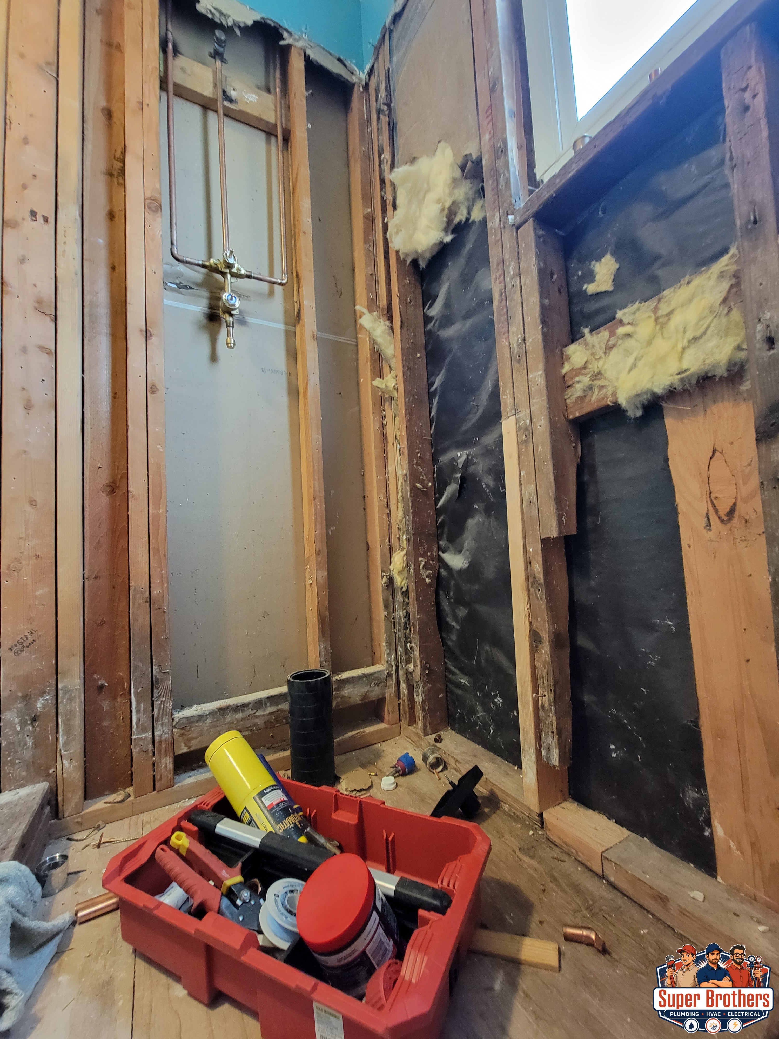 moen shower valve installation