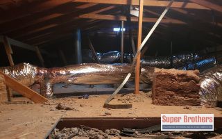 new hvac ducts in attic