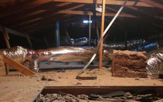 new hvac ducts in attic