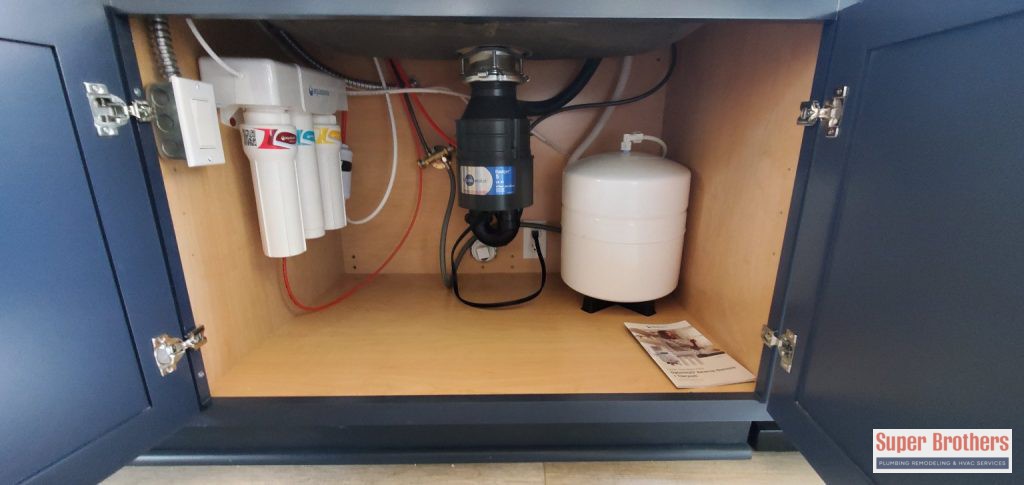 Installing Reverse osmosis under the kitchen sink