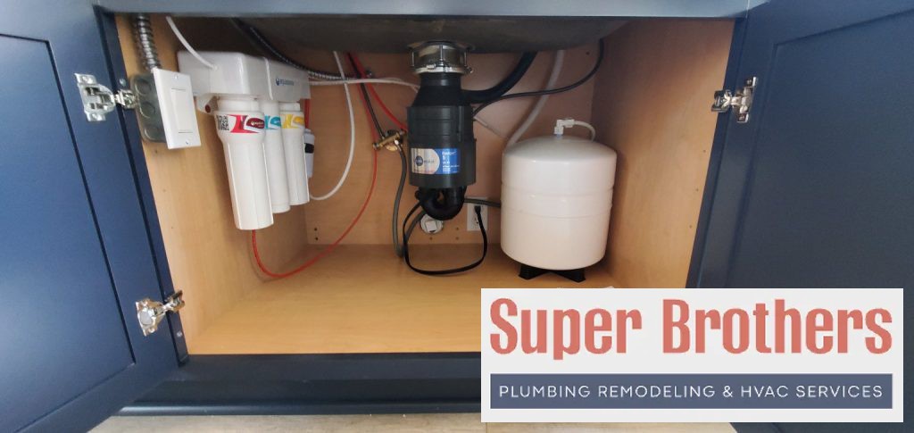 Installing Reverse osmosis under the kitchen sink