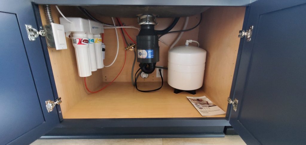 Installing Reverse osmosis under the kitchen sink