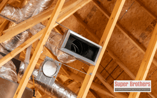 new hvac ducts in commercial building