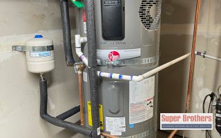heat pump water heater installation