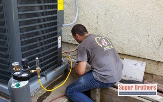 hvac technician repair the hvac system