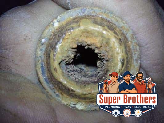 inside water pipe