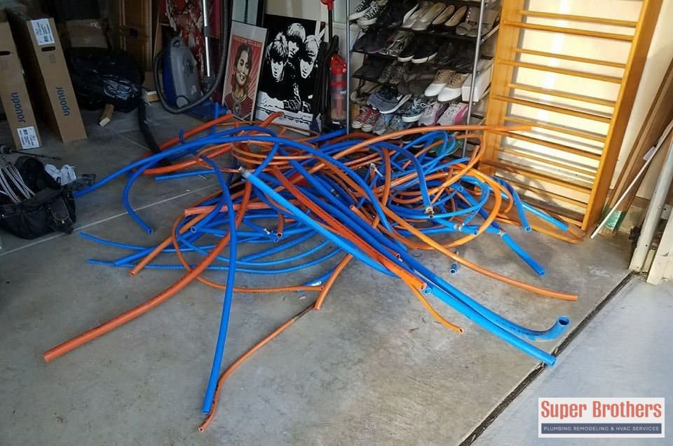 old kitec pipes replacement