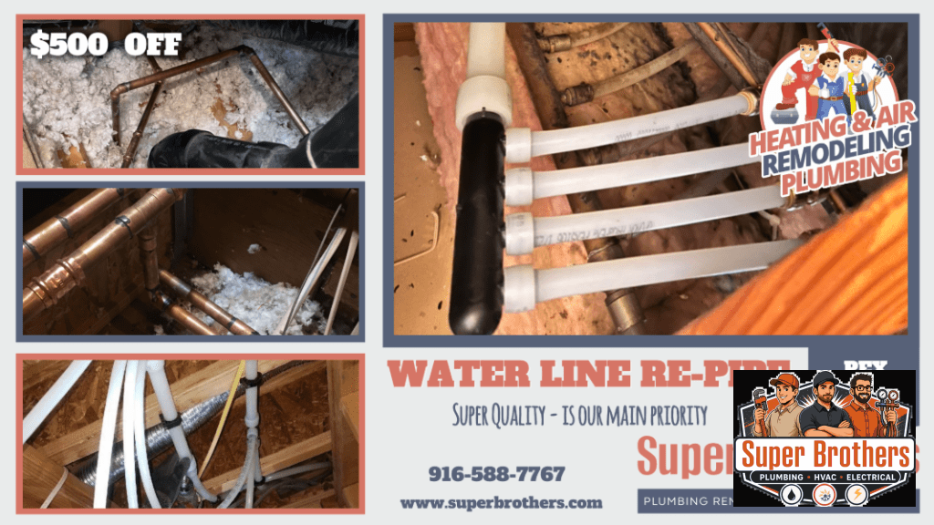 water line repipe local specialist