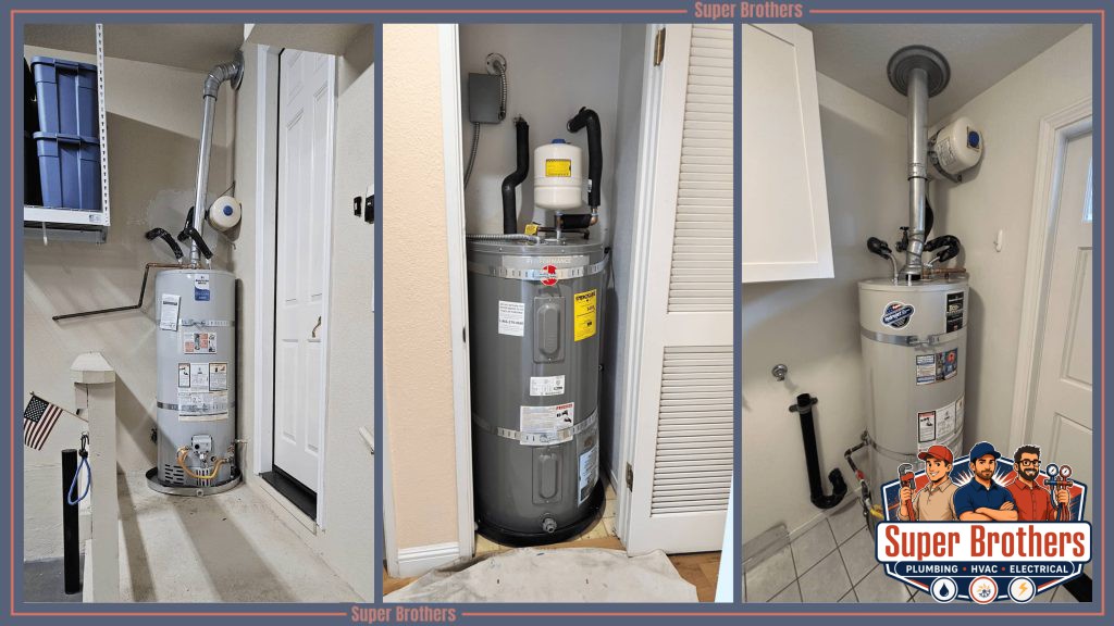 water heater different brands