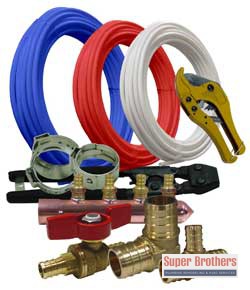 PEX tube fittings