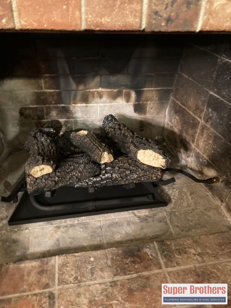 gas line for fireplace insert