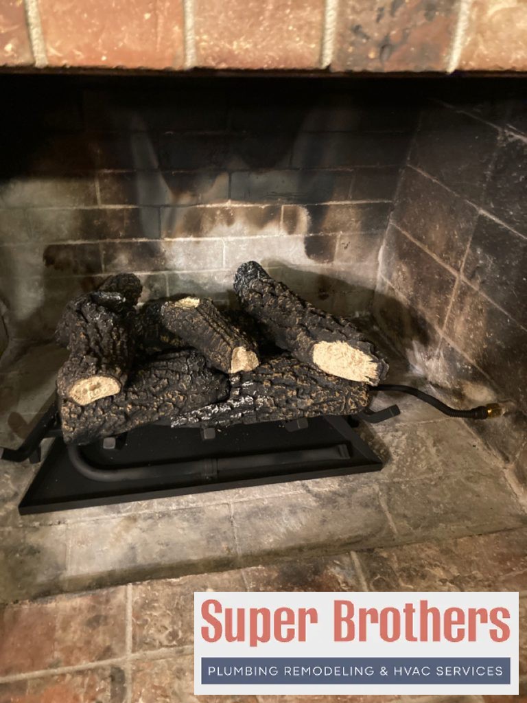 gas line for fireplace insert