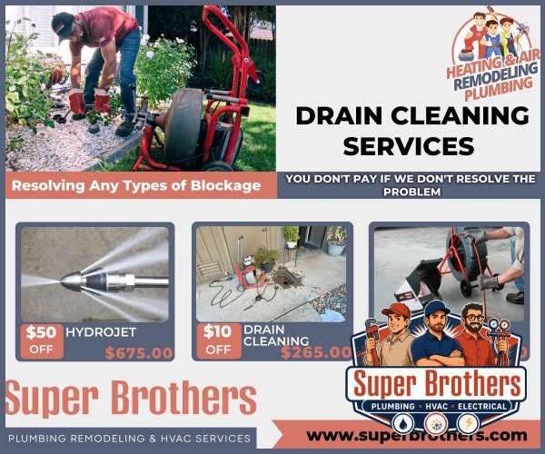 Drain Cleaning Services with local plumber