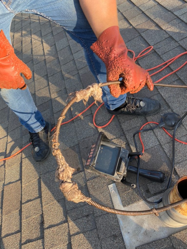 Drain cleaning Service through air vent