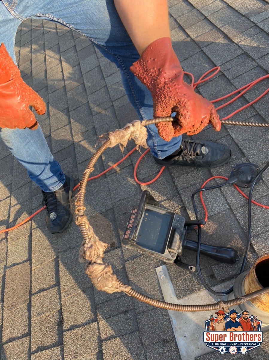 Drain cleaning Service through air vent