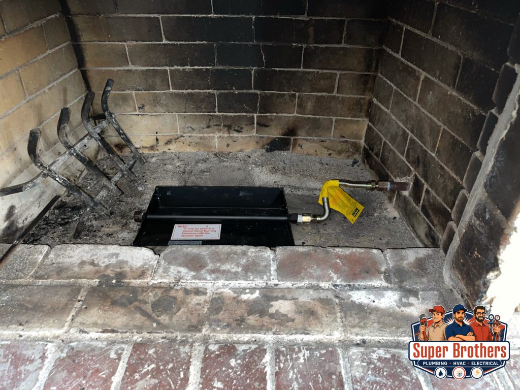 Installing gas line with local professional