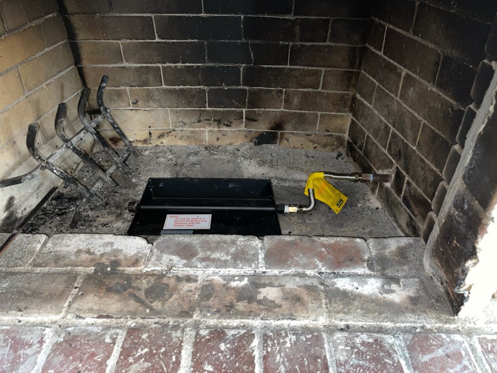 Installing gas line with local professional