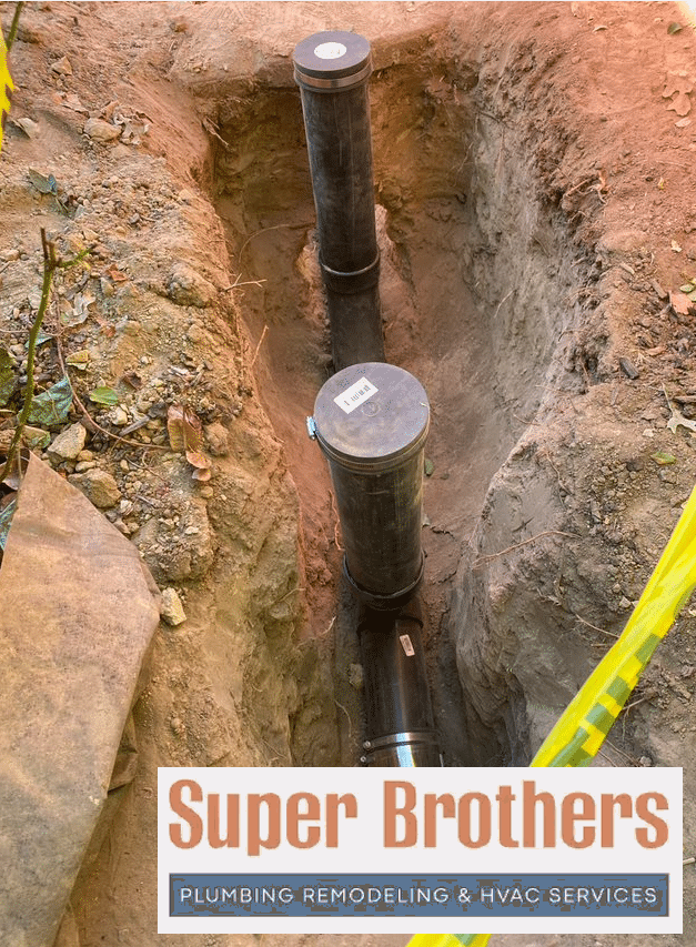 installation of two way clean out