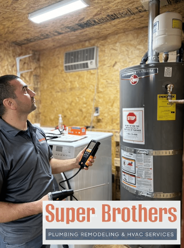 Performing the blow door test