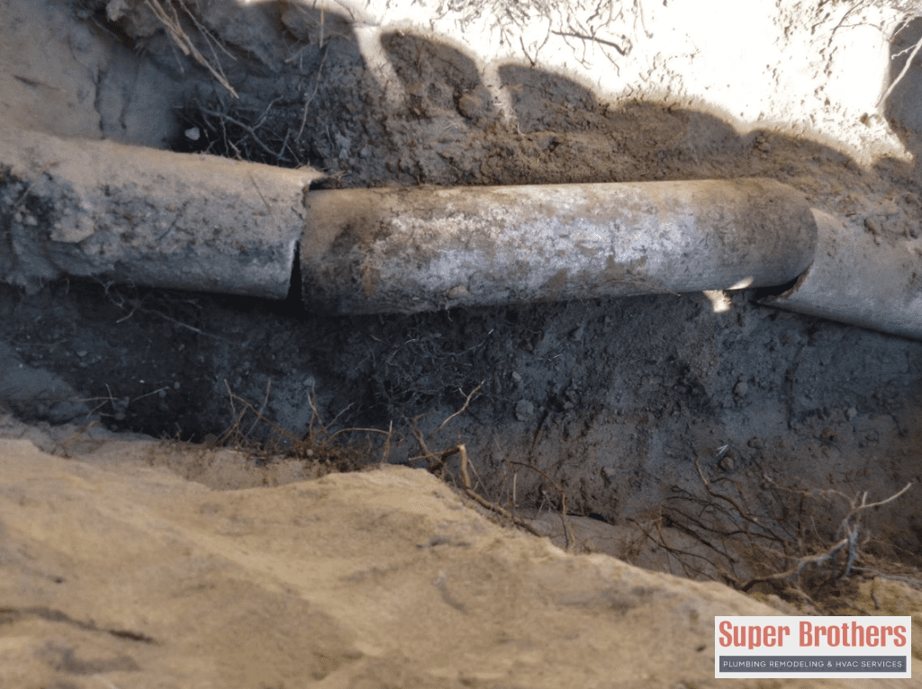 repair Orangeburg sewer pipe