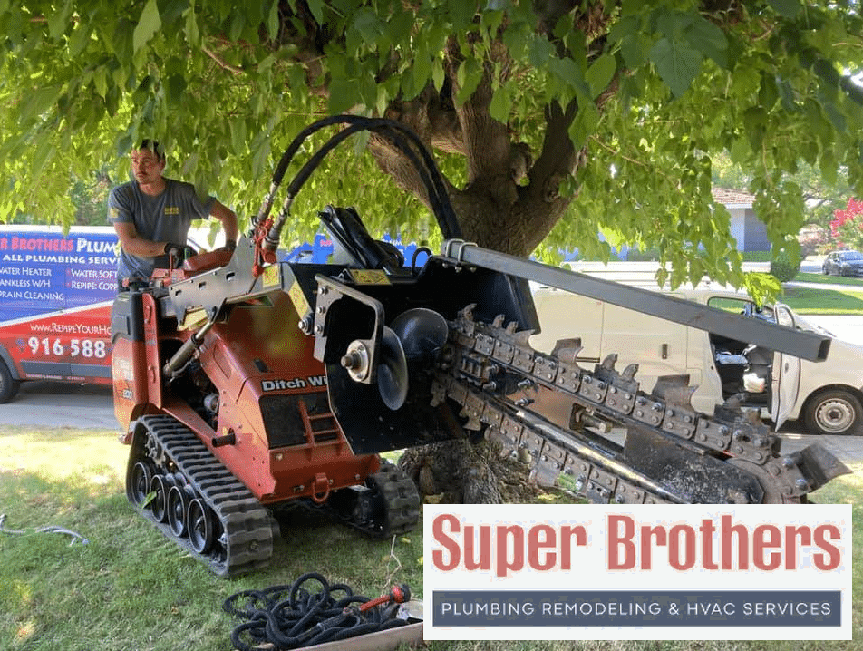 Repair sewer line with local plumber with fully equipped