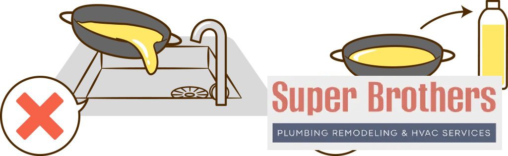 warning do not put oil into the drain