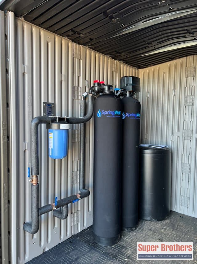 Spring Well Filtration system installation