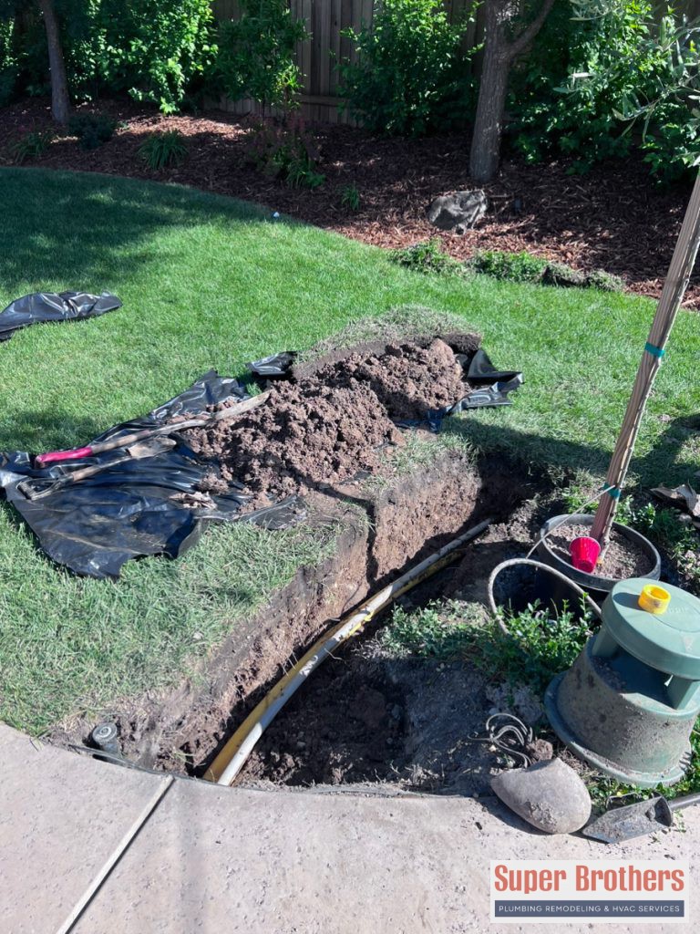 new gas line installation for pool heater