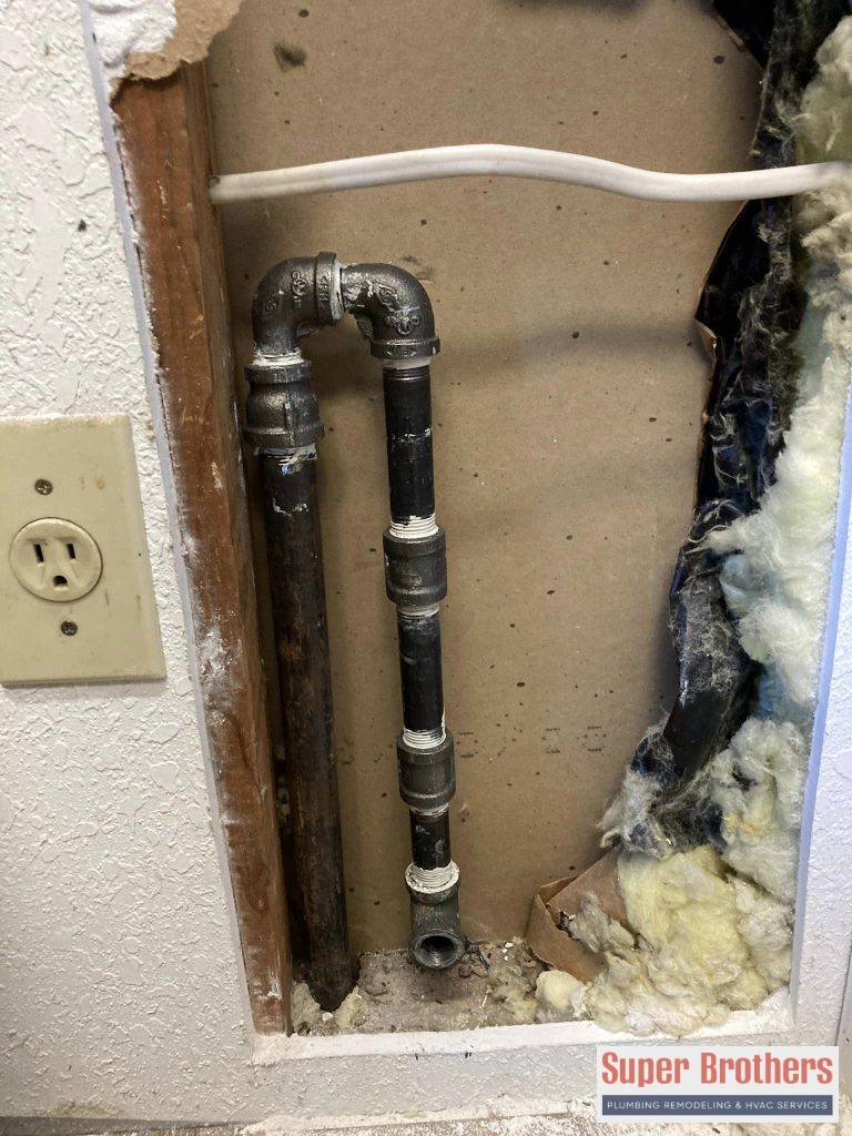 gas line extension for kitchen stove