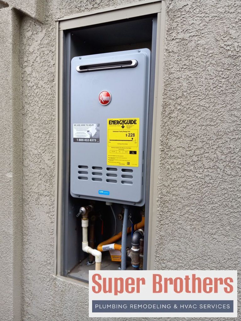 Rheem Tankless Installation