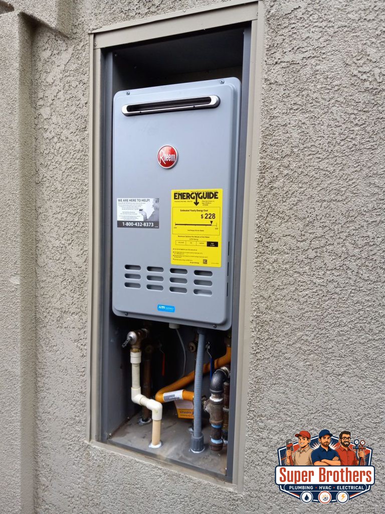 Rheem Tankless Installation