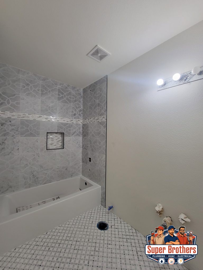 bathtub replacement with tiles around