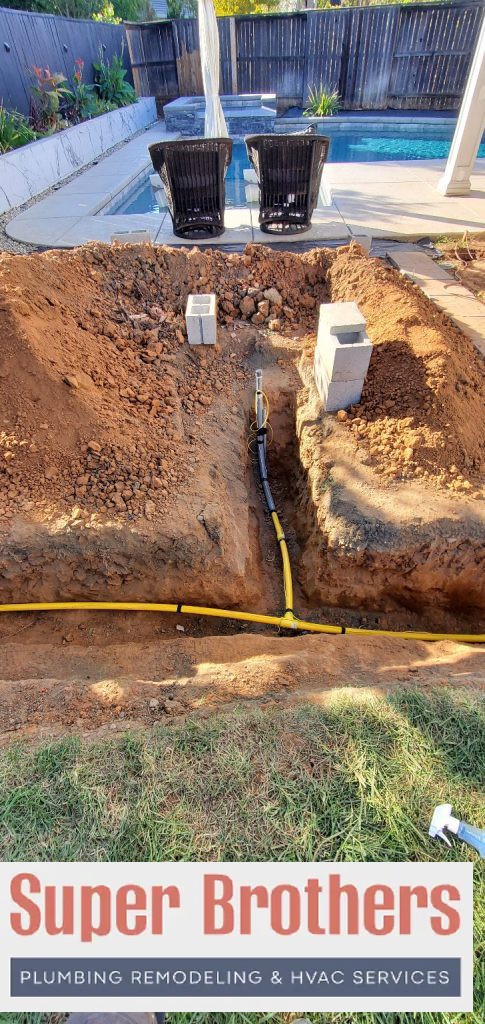 gas yellow pipe for pool heater